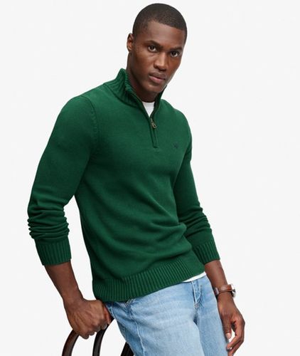 Herren Pullover mit Halbzip und Schmaler Passform - Größe: Xxxl - Superdry - Modalova