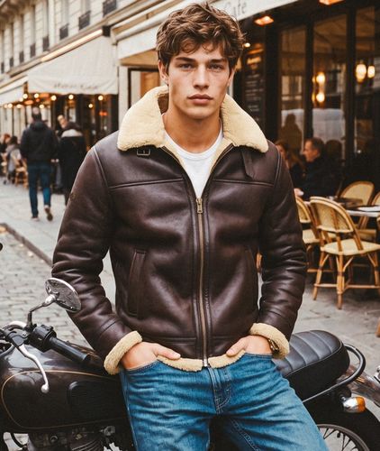 Herren Jacke mit Kunstfell in Lockerer Passform - Größe: L - Superdry - Modalova