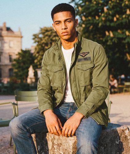 Herren Patched Military M65 Jacke - Größe: M - Superdry - Modalova