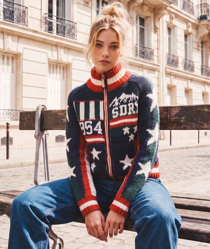 Damen Statement Alpine Strickjacke mit Lockerer Passform - Größe: 42 - Superdry - Modalova