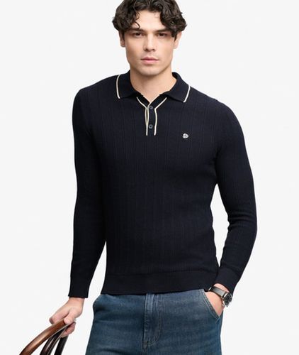 Polo Tricoté Manches Longues Coupe Décontractée Taille: L - Superdry - Modalova