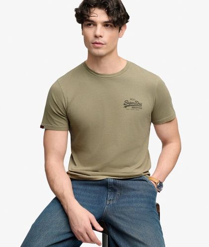 Herren Classic Essential Graphic T-shirt mit Lockerer Passform - Größe: L - Superdry - Modalova