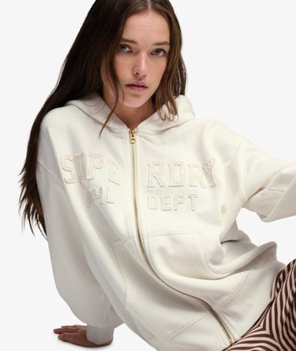 Sweat Zippé à Capuche Coupe Décontractée Taille: 44 - Superdry - Modalova