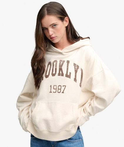 Damen Athletic Essentials Kapuzenpullover Lockere Passform - Größe: 36 - Superdry - Modalova
