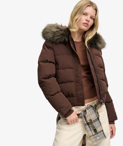 Veste Bomber Everest à Capuche Coupe Ajustée Taille: 40 - Superdry - Modalova