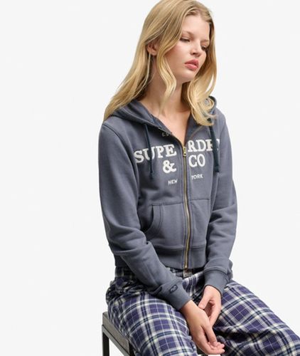 Sweat Zippé à Capuche Athletic Essentials Coupe Décontractée Taille: 34 - Superdry - Modalova