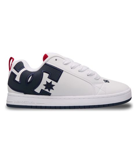 Court Graffik - Chaussures en cuir Blanc - DC Shoes - Modalova