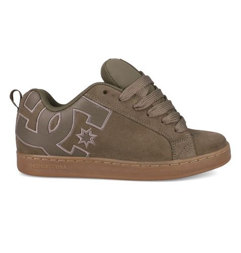 Court Graffik - Chaussures en cuir Vert - DC Shoes - Modalova