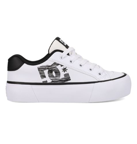 Chelsea Platform - Chaussures en cuir Blanc - DC Shoes - Modalova