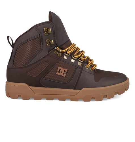Pure High-Top Wr - Chaussures montantes résistantes à l'eau Marron - DC Shoes - Modalova
