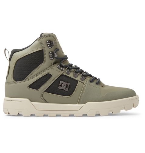 Pure High-Top Wr - Chaussures montantes résistantes à l'eau Vert - DC Shoes - Modalova