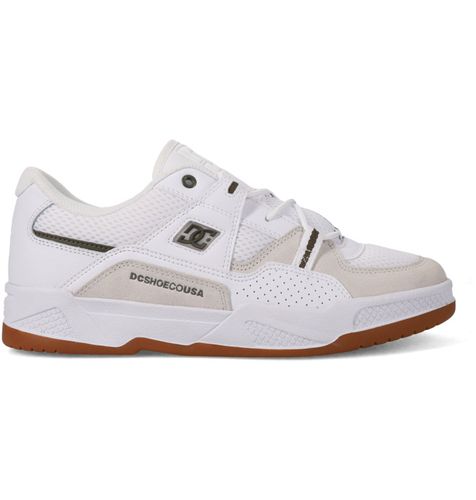 Construct - Chaussures en cuir Blanc - DC Shoes - Modalova