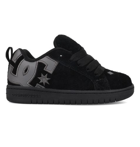 Court Graffik Se - Chaussures en cuir Noir Enfant - DC Shoes - Modalova