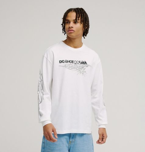 Side Flame - T-shirt manches longues Blanc - DC Shoes - Modalova