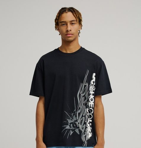 Side Flame - T-Shirt manches courtes Noir - DC Shoes - Modalova