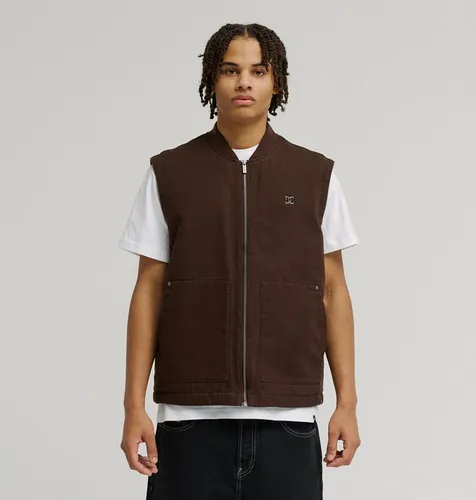 Workshop Padded - Gilet en toile Marron - DC Shoes - Modalova