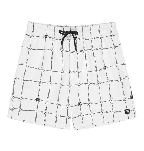 Wired Volley 19" - Short de bain Blanc - DC Shoes - Modalova
