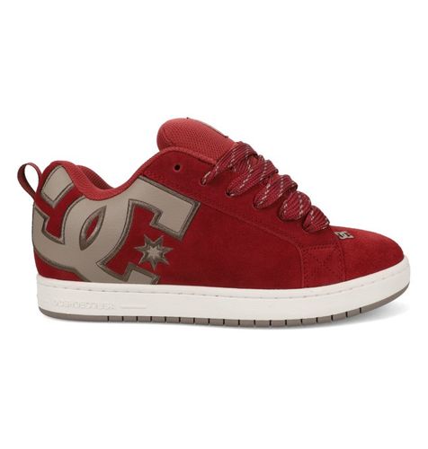 Court Graffik - Chaussures en cuir Rouge Unisexe - DC Shoes - Modalova