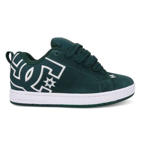 Court Graffik - Chaussures en cuir Vert Unisexe - DC Shoes - Modalova