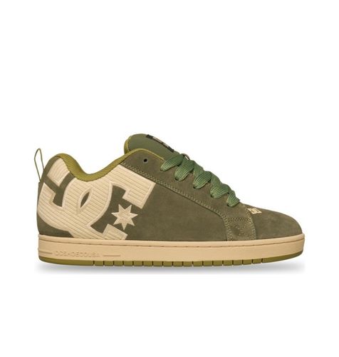 Court Graffik - Chaussures en cuir Vert Unisexe - DC Shoes - Modalova