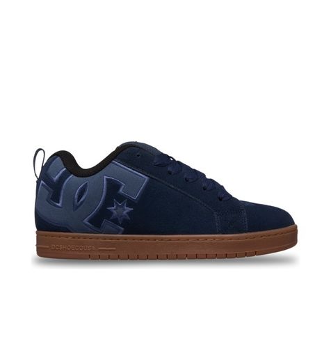 Court Graffik - Chaussures en cuir Bleu Unisexe - DC Shoes - Modalova