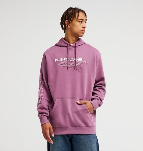 Side Flame - Sweat capuche Rose - DC Shoes - Modalova