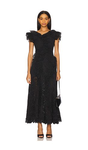 Charli Cotton Eyelet Midi Dress en . Taille 4. Also en 6 - AKNVAS - Modalova