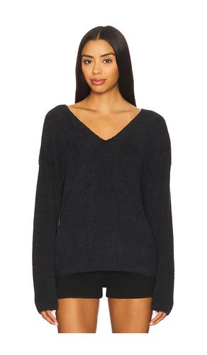 CozyChic Lite Ribbed V Pullover With Back Tie en . Taille L. Also en M, S, XL, XS - Barefoot Dreams - Modalova