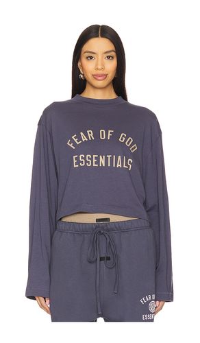 Cropped Long Sleeve T-Shirt en . Taille L. Also en M, XS - Fear of God ESSENTIALS - Modalova