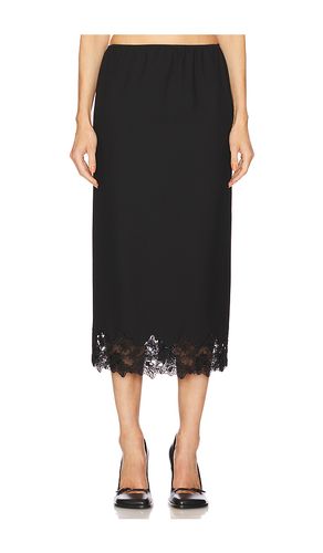 JUPE AVEC DENTELLE SUIT MIDI en . Taille L. Also en M - Helsa - Modalova