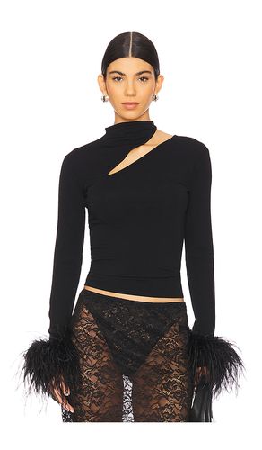Asymmetric Top With Feathers en . Taille L. Also en M, S - Lapointe - Modalova
