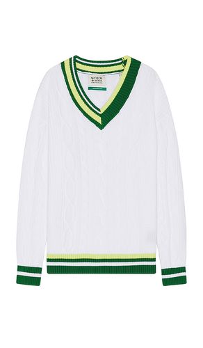 PULL MAILLE TORSADÉE DROPPED SHOULDER en . Taille L. Also en XL/1X - Scotch & Soda - Modalova