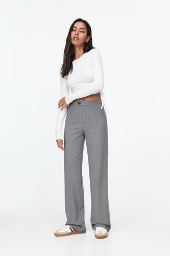 Pantalon Habillé Straight À Pinces - Pull&Bear - Modalova