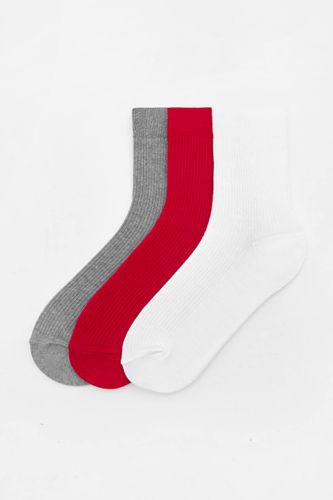 Lot 3 Paires Chaussettes Hautes - Pull&Bear - Modalova