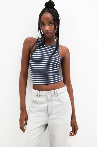 Débardeur Basique Cropped - Pull&Bear - Modalova