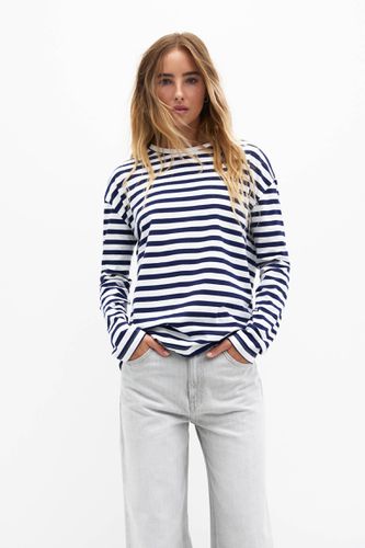 T-Shirt Rayé Manches Longues - Pull&Bear - Modalova