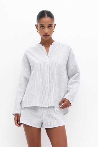 Chemise Rayures Oversize - Pull&Bear - Modalova