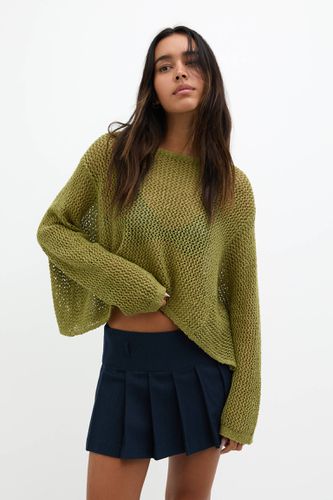 Pull Maille Filet - Pull&Bear - Modalova