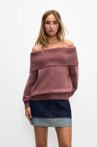 Pull Bardot Soft - Pull&Bear - Modalova