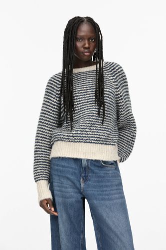 Pull En Maille À Rayures - Pull&Bear - Modalova