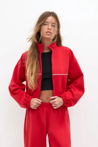 Veste Survêtement Rouge - Pull&Bear - Modalova