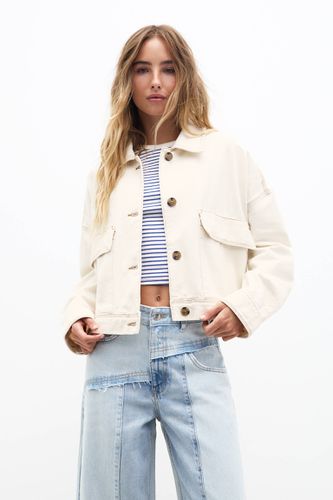 Veste Légère Avec Surpiqûres - Pull&Bear - Modalova