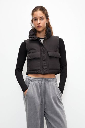 Doudoune Sans Manches Cropped - Pull&Bear - Modalova