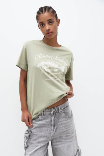 T-Shirt Imprimé Marin - Pull&Bear - Modalova