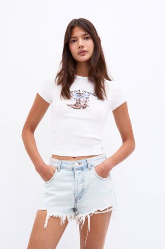 T-Shirt Sweet Cowboy - Pull&Bear - Modalova