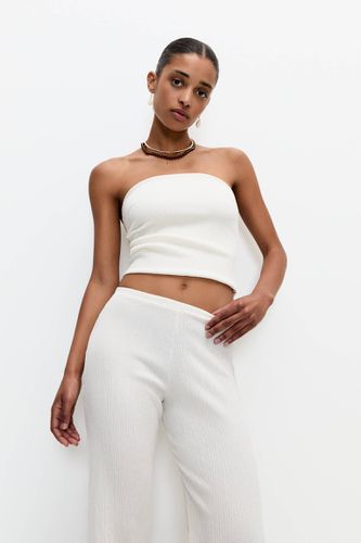 Top Bandeau Rustique Froncé - Pull&Bear - Modalova