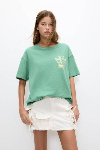 T-Shirt Imprimé Smiley Golf - Pull&Bear - Modalova