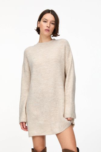 Robe Cropped En Côtes Perlées - Pull&Bear - Modalova