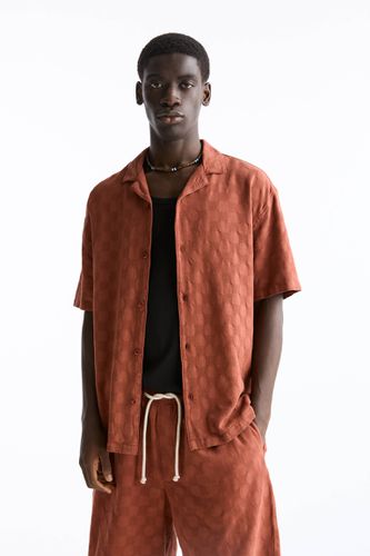 Chemise Carreaux Manches Courtes - Pull&Bear - Modalova