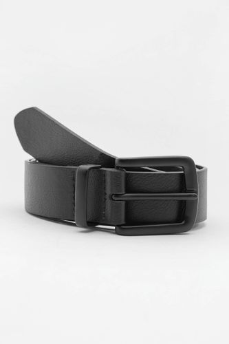 Ceinture Noire Similicuir - Pull&Bear - Modalova